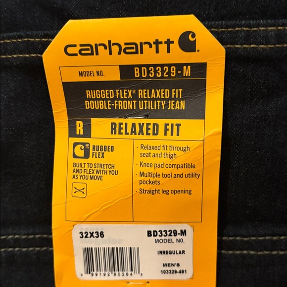 Carhartt Men's Dark Blue Cargo Pants - Picture 3 of 4